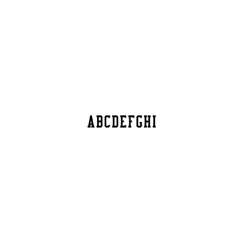 Nom - Lettres de 6.5 cm